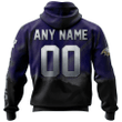 Baltimore Ravens Skull Hoodies Custom Name & Number