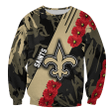 New Orleans Saints Sweatshirt Sport Style Keep Go on- NFL