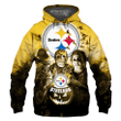 Pittsburgh Steelers Hoodie Halloween Horror Night Gift For Fans - NFL