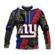 New York Giants Hoodie Sport Style Keep Go On- NFL