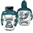 Nfl Eagles Philadelphia Eagles Men's And Women's Gift For Fan 3D T Shirt Sweater Zip Hoodie Bomber Jacket