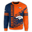 Denver Broncos Sweatshirt Quarter Style - NFL