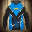 Los Angeles Chargers Hoodie Lightning Graphic Gift For Men - NFL