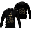 Buffalo Bills Dawson Knox #88 Great Player NFL Black Golden Edition Vapor Limited Jersey Style Gift For Bills Fans Hoodie