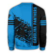 Carolina Panthers Sweatshirt Quarter Style - NFL