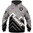 Oakland Raiders Hoodie Long Sweatshirt Pullover - NFL