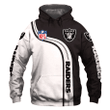 Oakland Raiders Hoodie Custom Sweatshirt Pullover Gift For Fans - NFL