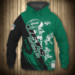 New York Jets Hoodie Cartoon Player Custom Sweatshirt - NFL