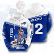 Buffalo Bills Jim Kelly Usa 416 Hoodie Custom For Fans - NFL