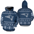 New England Patriots NFL Ugly Sweatshirt Christmas 3D Hoodie