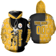 NFL Jerome Bettis Pittsburgh Steelers Player No 36 Personalized Hoodie