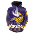 Minnesota Vikings Hoodies 3D