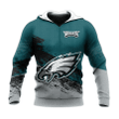 Philadelphia Eagles Hoodie Grunge Style Hot Trending - NFL