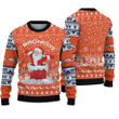 Denver Broncos Sweatshirt Christmas Funny Santa Claus