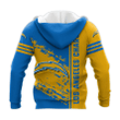 Los Angeles Chargers Quarter Style Print 3D Hoodie