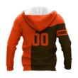 Cleveland Browns Hoodie Curve Style Custom- NFL