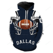 Unisex Dallas Cowboys 3D Hoodie For Men Women All Over 3D Printed Hoodies NFL Team Uniform Pullover 3D Print Jacket Sweatshirt