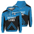 Official Detroit Lions NFL Men and Women 3D Hoodie Zip Hoodie Detroit Lions Team 3D Shirt Detroit Lions 3D Hoodie Shirt for Fans New Season
