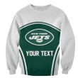 New York Jets Sweatshirt Curve Style Sport- NFL