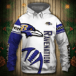 Baltimore Ravens Hoodie Graphic Balls Sweatshirt Pullover - NFL