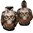NFL Denver Broncos 3D Skull Hoodie Apparel TNT-00736-AUH