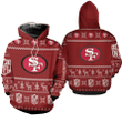 San Francisco 49ers nfl ugly christmas 3d printed sweatshirt ugly 3D Hoodie Sweater Tshirt