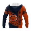 Chicago Bears Hoodie Quarter Style - NFL