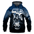Seattle Seahawks Hoodie Halloween Horror Night Gift For Fans - NFL