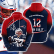 New England Patriots Tom Brady Usa 1136 Hoodie Custom For Fans - NFL