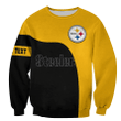 Pittsburgh Steelers Sweatshirt Curve Style Custom- NFL