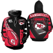 NFL Kansas City Chiefs 3D Zip Up Hoodie TNT-00541-AUH