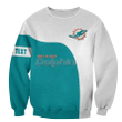 Miami Dolphins Sweatshirt Curve Style Custom- NFL