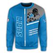 Detroit Lions Sweatshirt Personalized Football For Fan- NFL
