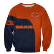 Chicago Bears Sweatshirt Curve Style Custom- NFL