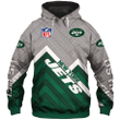 New York Jets Hoodie Long Sweatshirt Pullover - NFL