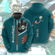 Miami Dolphins Hoodies 3 Lines Graphic Gift For Fans - NFL