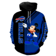 NFL Buffalo Bills Mickey Limited Full Printed 3D Hoodie