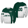 New York Jets Sweatshirt Curve Style Custom- NFL