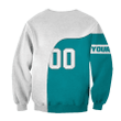 Miami Dolphins Sweatshirt Curve Style Custom- NFL