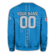 Detroit Lions Sweatshirt Personalized Football For Fan- NFL