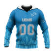 Detroit Lions Hoodie Logo Sport Ombre - NFL