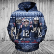 Nfl New England Patriots Men Women Tom Brady 123d Hoodie Tom Brady 122 DS0-08800-AUH