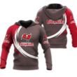Tampa Bay Buccaneers Hoodie Curve Graphic Gift For Men - NFL