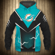 Miami Dolphins Hoodie Lightning Graphic Gift For Men - NFL