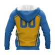 Custom Name Los Angeles Chargers Curve Style Sport Print 3D Hoodie
