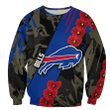 Buffalo Bills Sweatshirt Sport Style Keep Go on- NFL