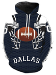 Dallas Cowboys Football Allover 3D Print Hoodie