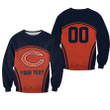 Chicago Bears Sweatshirt Curve Style Sport- NFL