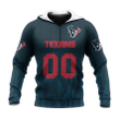 Houston Texans Hoodie Logo Sport Ombre - NFL
