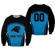 Carolina Panthers Sweatshirt Curve Style Sport- NFL
